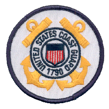The smALL FLAGs 3" Patch for the US Coast Guard