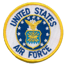 The smALL FLAGs 3" Patch for the US Air Force