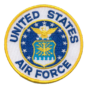 The smALL FLAGs 4" Patch for the US Air Force