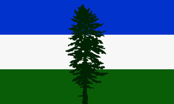 The Cascadia (aka Doug) Flag available from your smALL FLAGs store.