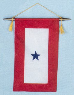 Your smALL FLAGs Store's Blue Star Service Banner.