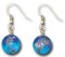 A somewhat fuzzy image of the Earth Art earrings.