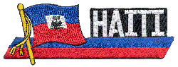 Flag Patch of Haiti. (As if you couldn't tell!)