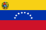 The new flag of Venezuela.